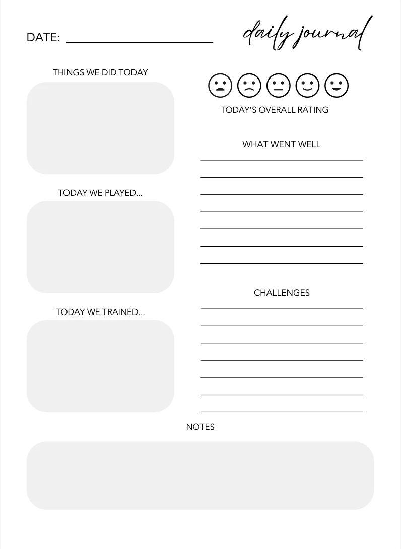 First Month Puppy Training Journal - Image 3