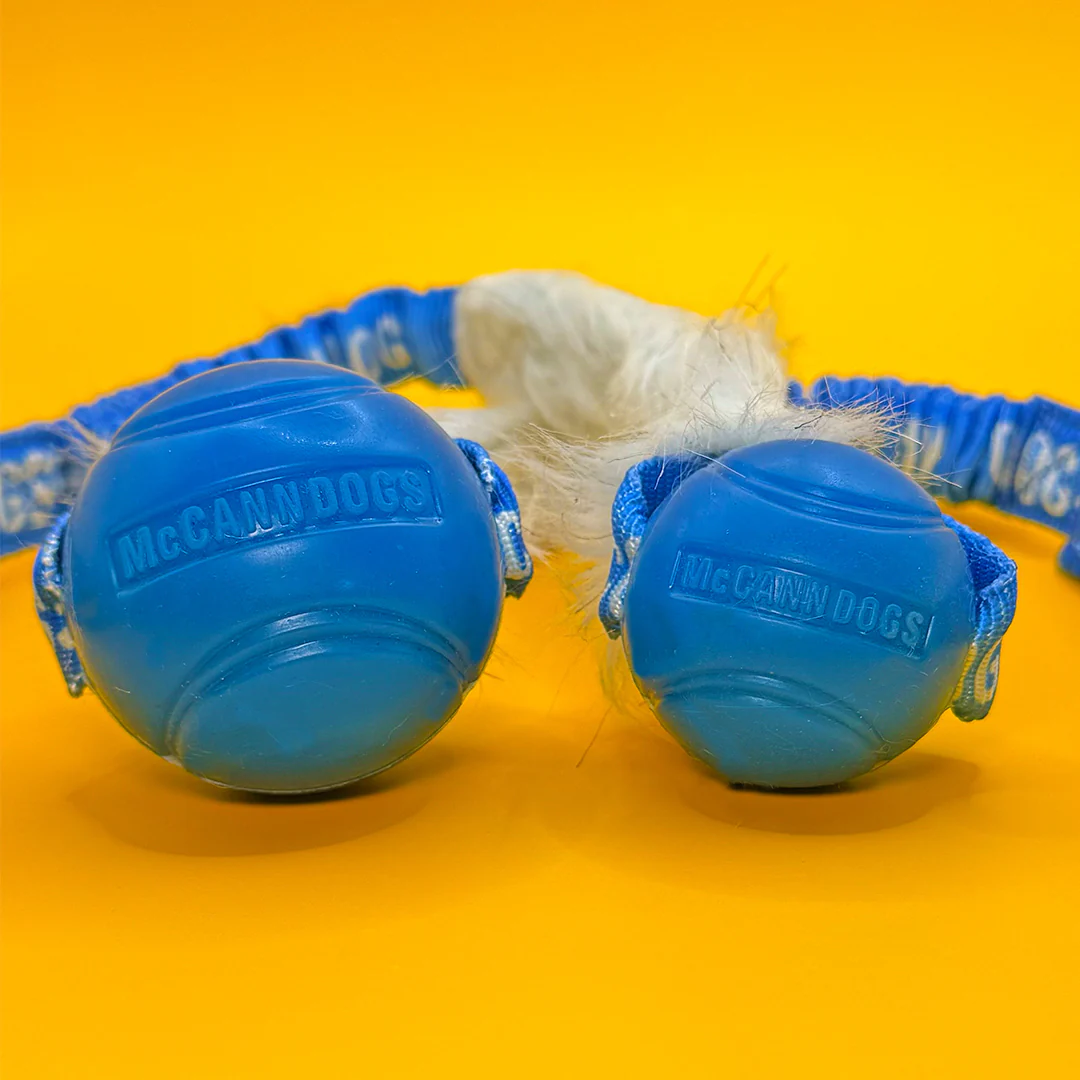 McCann Dogs Fuzzy Ball Tug Toy - Image 3